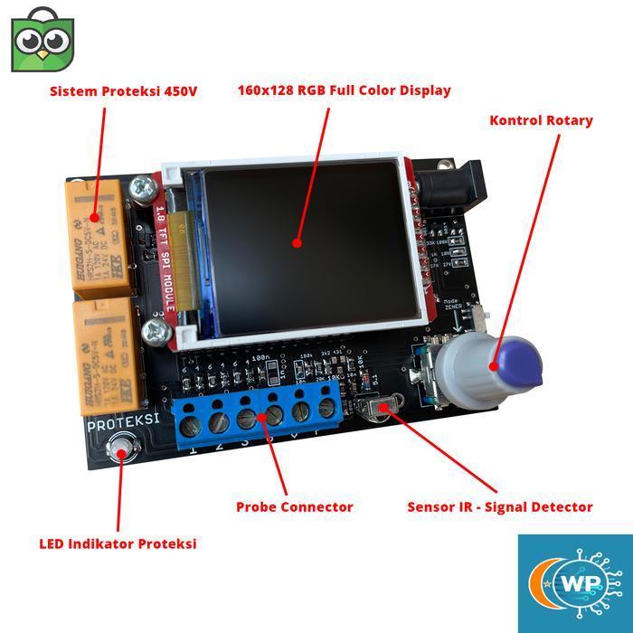 Esr Meter Digital Gm328A / Smart Lcr Tester Gm328 Versi Terbaru Original Dan Terpercaya