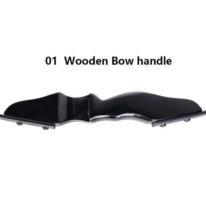 New- Paket Hobby Busur Panah Aluminium Wood + Anak Panah Fiberglass 6pcs