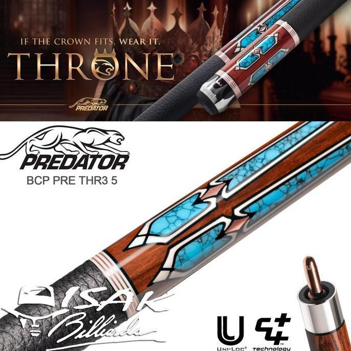 Predator Cue Throne3 5 - Low Deflection Billiard Stick Biliar Stik Ori