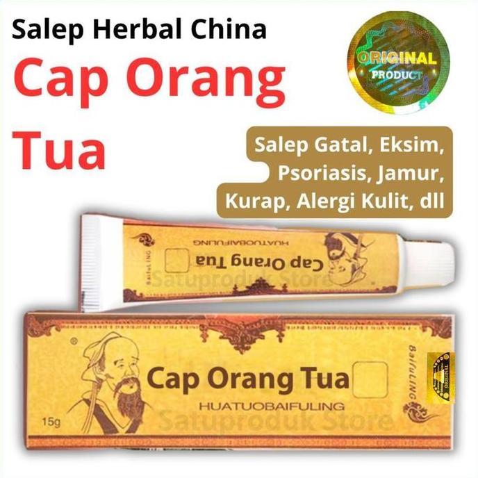 Salep China Cap Orang Tua Obat Eksim, Psoriasis, Kurap Jamur