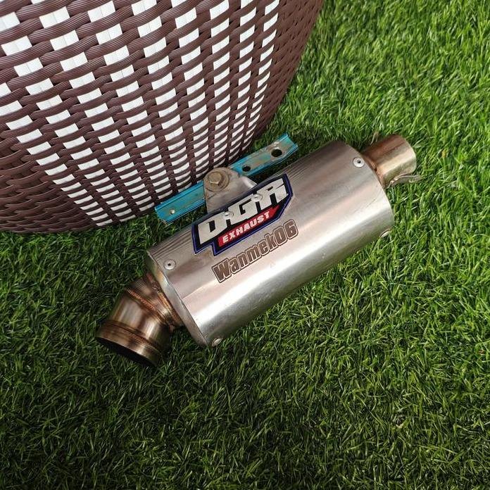 Knalpot Dgr Exhaust Racing Oval Inlet 38 Second Bekas Yamaha Aerox 155 Garansi