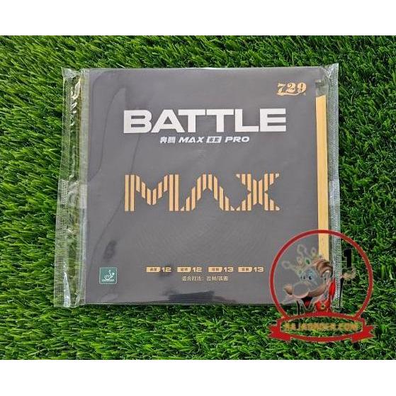 Karet Bet Pingpong Tenis Meja 729 Battle Max Pro Original