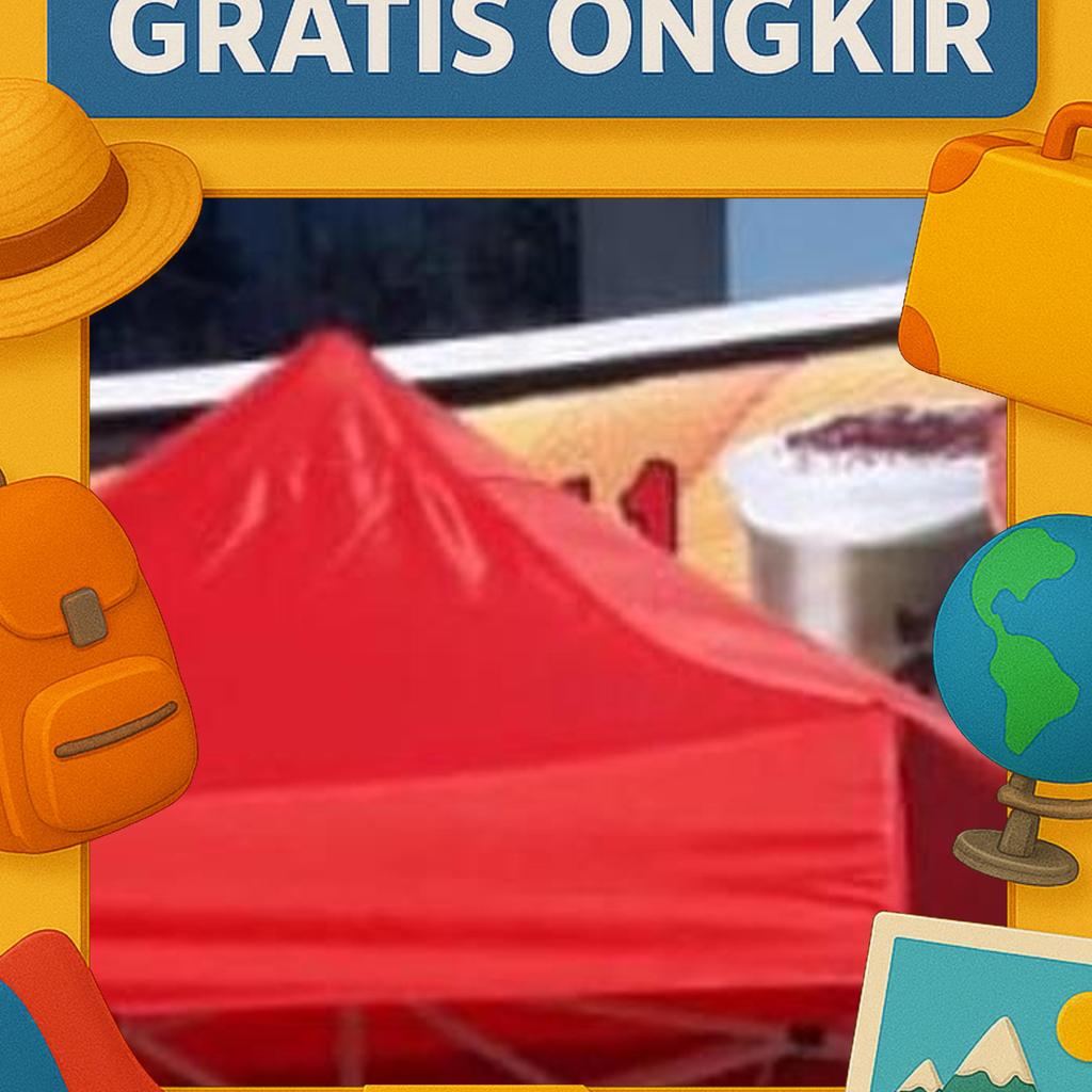 Atap Tenda Lipat Ukuran 2X2 ( Atap Saja)