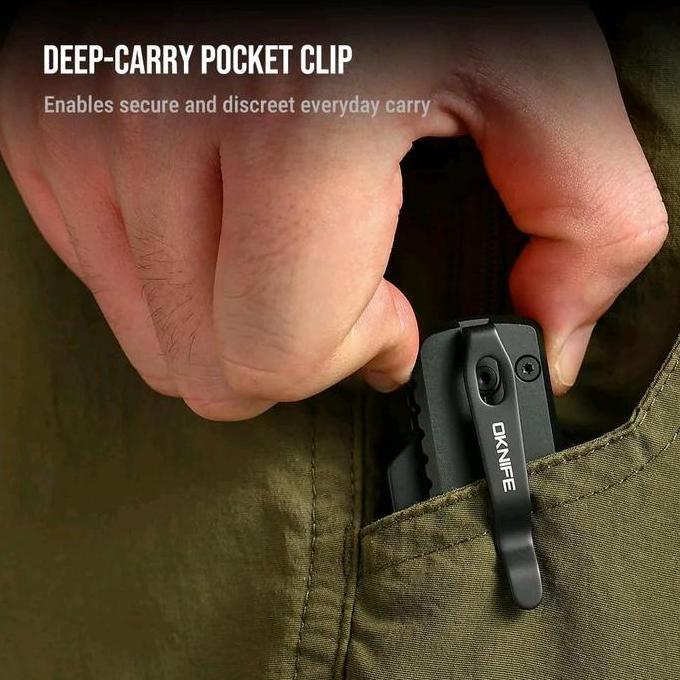 Diskon Oknife U1 Ultra Olive Grey Oal Utility Knife Edc