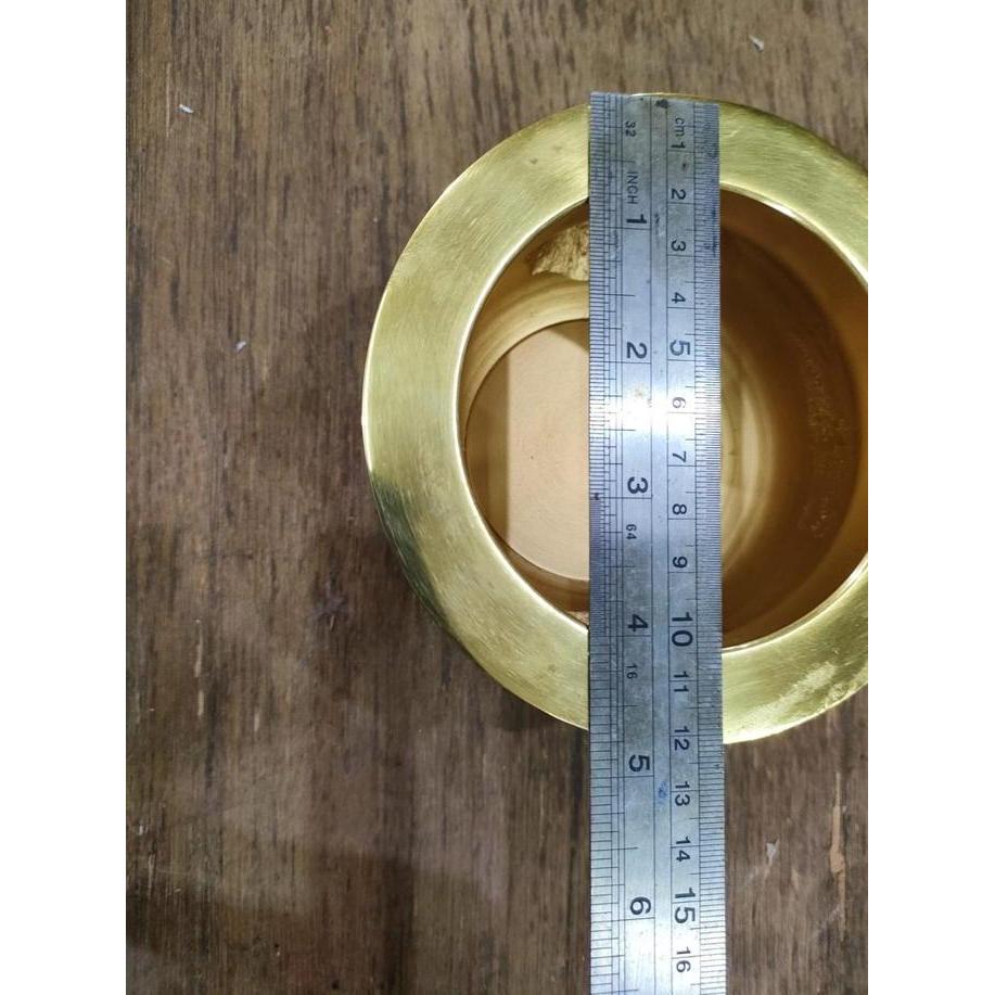 Miliki Hio Lo / Hiolo/ Hiulo/ Hiu Lo - Kuningan - Kepala Singa - 5 Inch