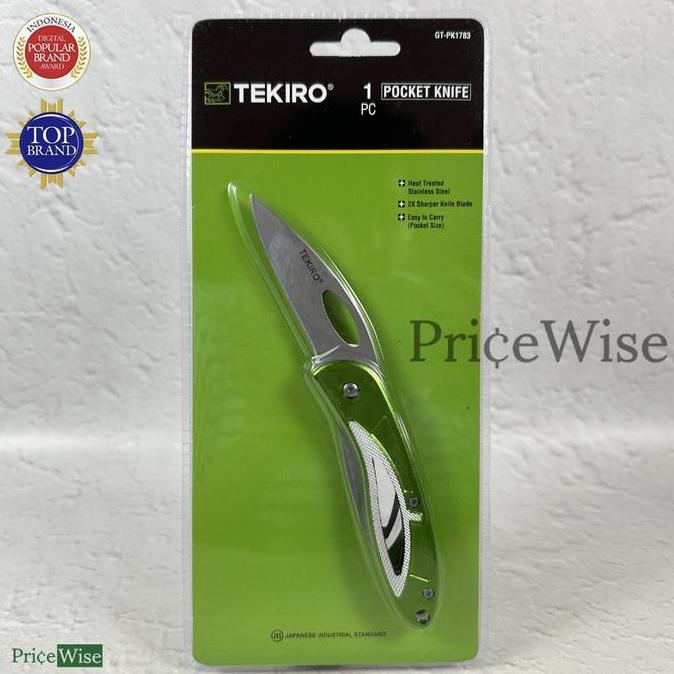 Spesial Pisau Lipat Stainless Tekiro / Pocket Knife Gt-Pk1783