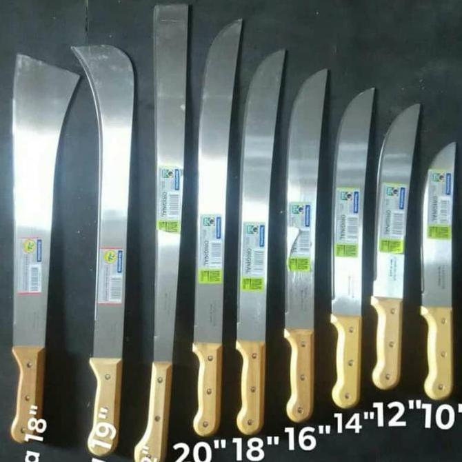 Terjangkau Golok Tramontina 16Inchi Golok Kebun Hutan Import Baja Karbon 16 Inchi