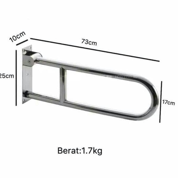 Spesial Folding Grab Bar Disability / Grab Rail Support
