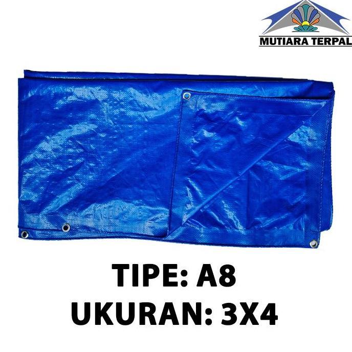 Miliki Terpal A8 Biru-Biru Ukuran 3X4