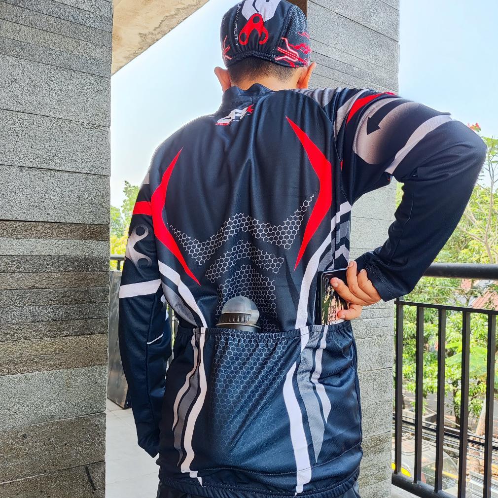 Hot Cpx Baju Kaos Jersey Sepeda Mtb Kaos Gowes Pria Wanita Lengan Panjang Full Printing Original