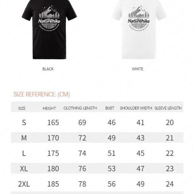 Diskon Kaos Naturehike Nh19W005-H Baju T-Shirt Hiking Camping Outdoor Katun