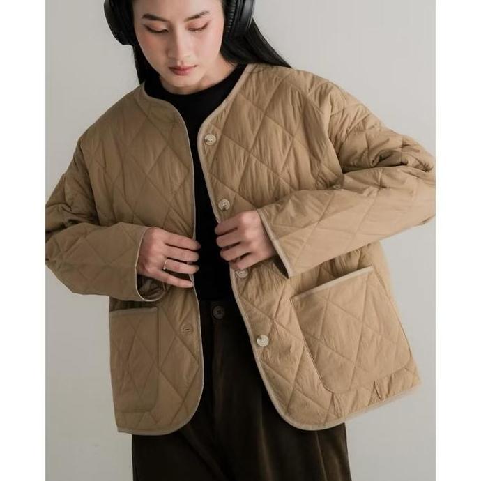 Sakina Jacket Puffer Jacket Boxy Crop Wanita Jaket Musim Dingin Wanita Bahan Puffer Desain Boxy Crop