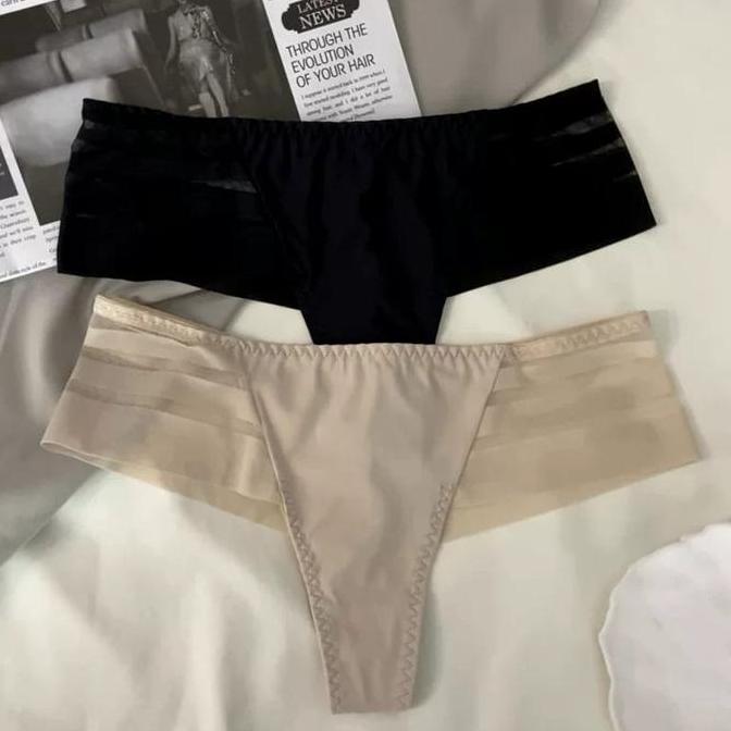 Murah Celana Dalam Wanita PAMELA Brief Pakaian Sexy Panties CD Tali G String Seamless Murah Premium 