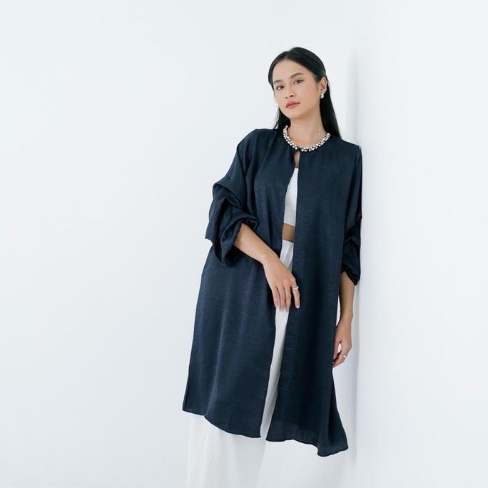 Renaette - AIRA OUTER - Outer Silk Payet - Atasan Wanita Kondangan Satin - Outer Shimmer Premium - O