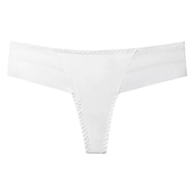 Murah Pamela Panties CD Celana Dalam Wanita Seamless Panty Thong Sexy Hot Icesilk Lembut Thong Garis
