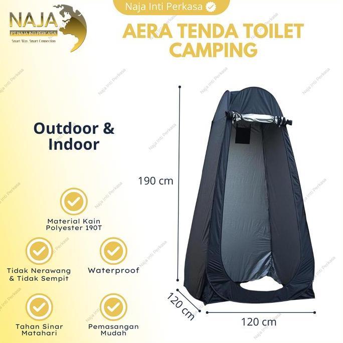 Diskon Tenda Toilet Camping Lipat Otomatis | Tenda Mandi Ganti Baju Portable
