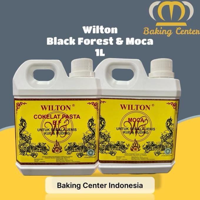 Wilton Perisa Dan Pasta Black Forest dan Moca 1Lt ANG
