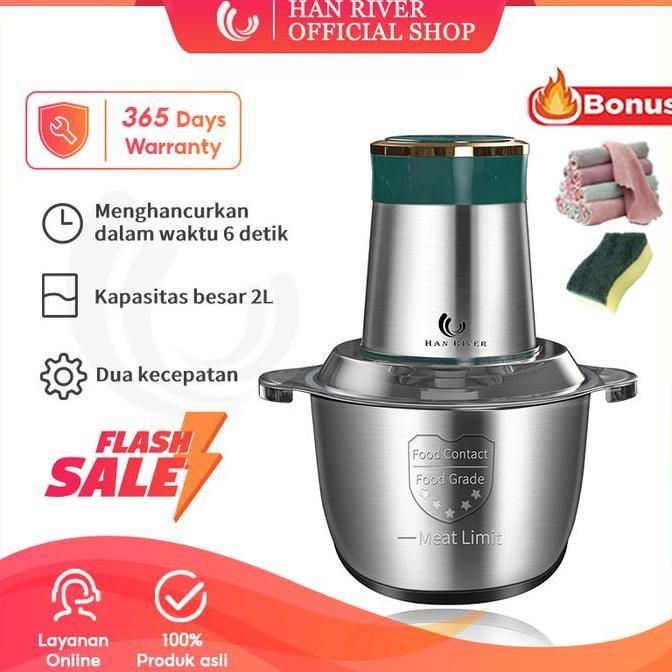 HAN RIVER SS01 Meat Grinder multifungsi 2L