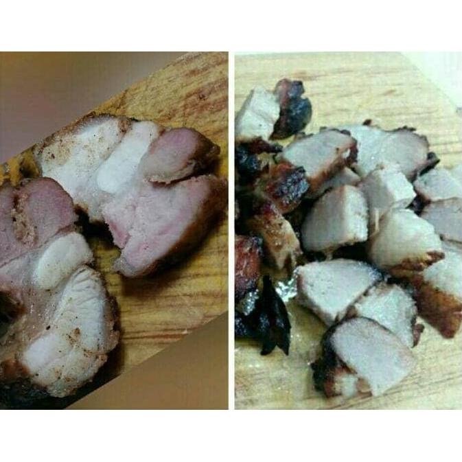 Babi asap samcan asap pork smoked babi panggang asap