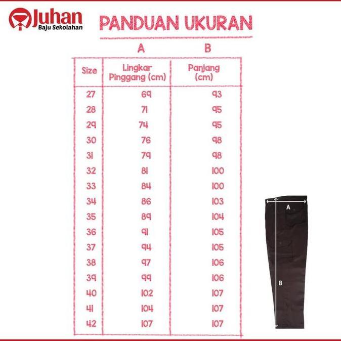 New- CELANA PANJANG PRAMUKA PDL -CELANA PRAMUKA PEMBINA (CARGO)