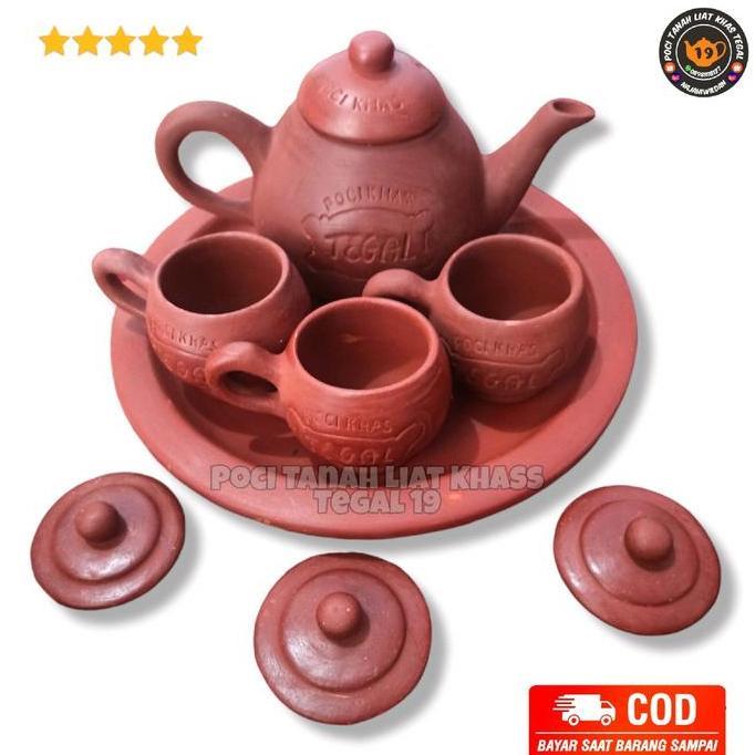 Poci Tanah liat set Cap Tegal Kode 440