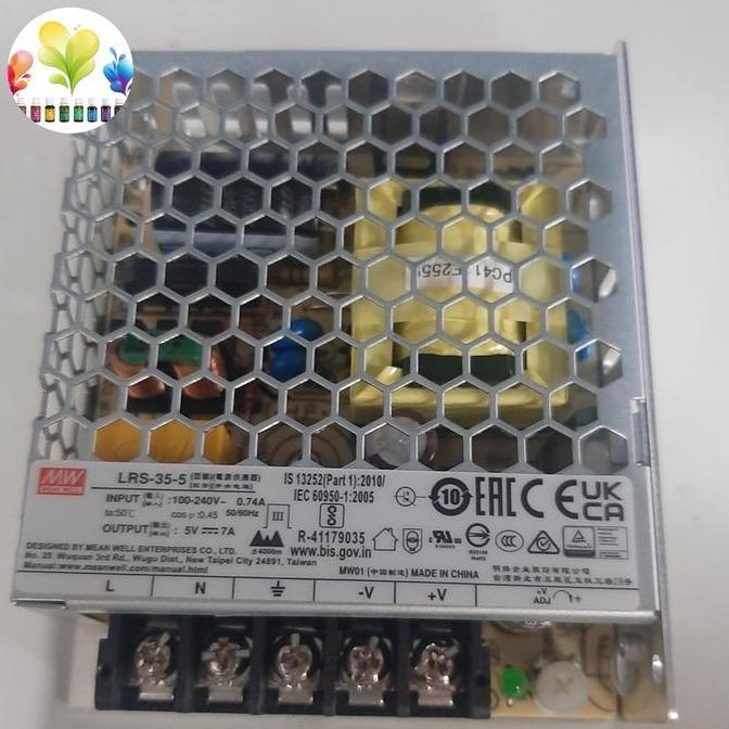 TERBARU - Power supply Meanwell 5v 7A/ PS MW 5v 7A/ Adaptor 5v 7A/ Power suply 5v 7A