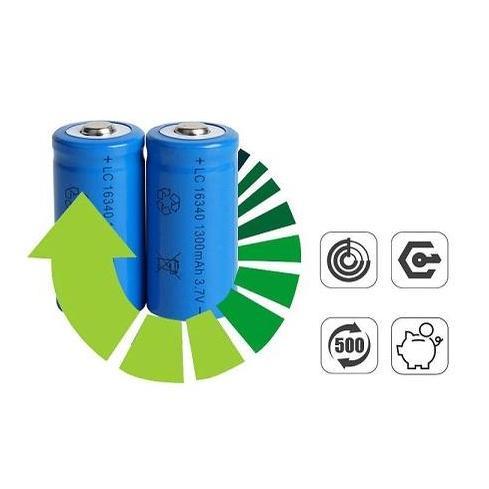 BATTERY CHARGER CR123A CR 123 CR123 16340 3.7V BATERAI BATTERAI CAS CASE RECHARGEABLE