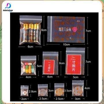 New- Plastik Kemasan Klip Kecil Besar Motif Ziplock Berkualitas Tebal