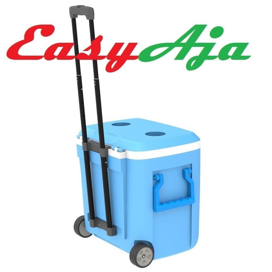 ~Harga Special~ Cooler Box Sanata 37 Liter Dengan Roda Tarik Gagang Handle Cool Box Tempat Penyimpan