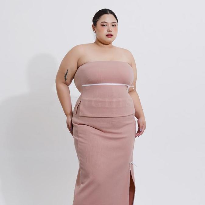 Terpopuler- Bigins - Rumi Set/Setelan Wanita One Set Rok Panjang/One Set Skirt Bigsize - Jst032