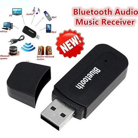 USB BLUETOOTH WIRELESS STEREO AUDIO MUSIC RECEIVER TRANSMITTER ADAPTER MOBIL SPEAKER 5V STEREO 3.5MM