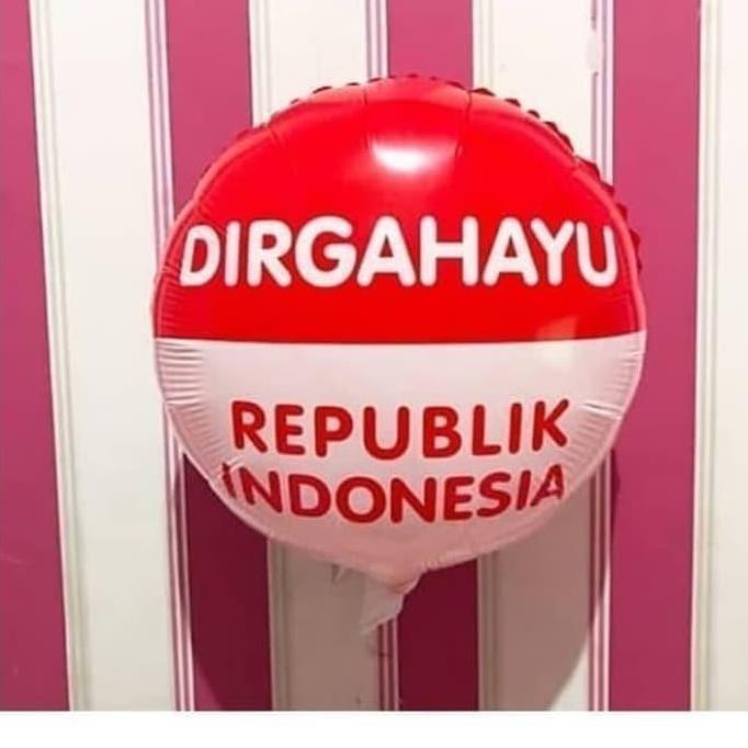 New- Balon Foil Dirgahayu, Balon 17 Agustus, Dekorasi Agustusan