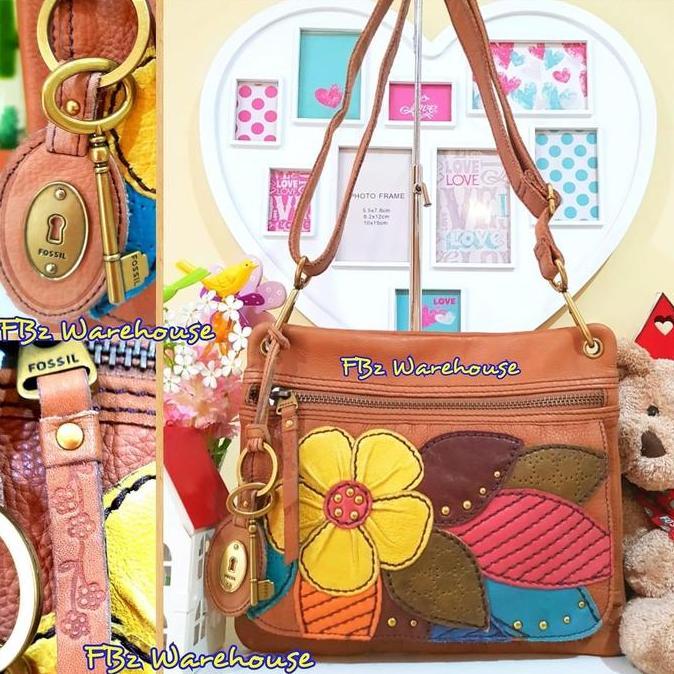 Fossil sasha patchwork floral