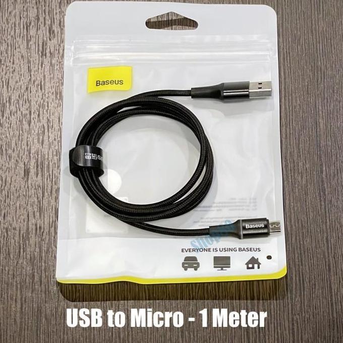 New- Baseus Halo USB to Micro Type C Lightning iPhone Cable Fast Charge PD