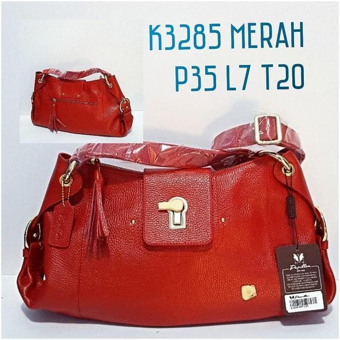 Tas Kulit Papillon Orinal K3285 Merah