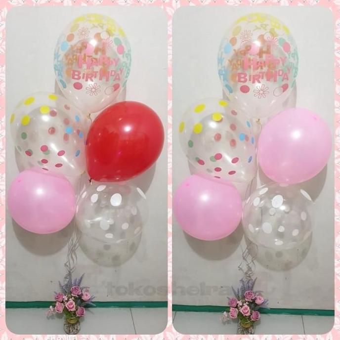 New- Balon Pink Ungu Putih 12Inch Balon Latex Polos Doff Putih Ungu Pink