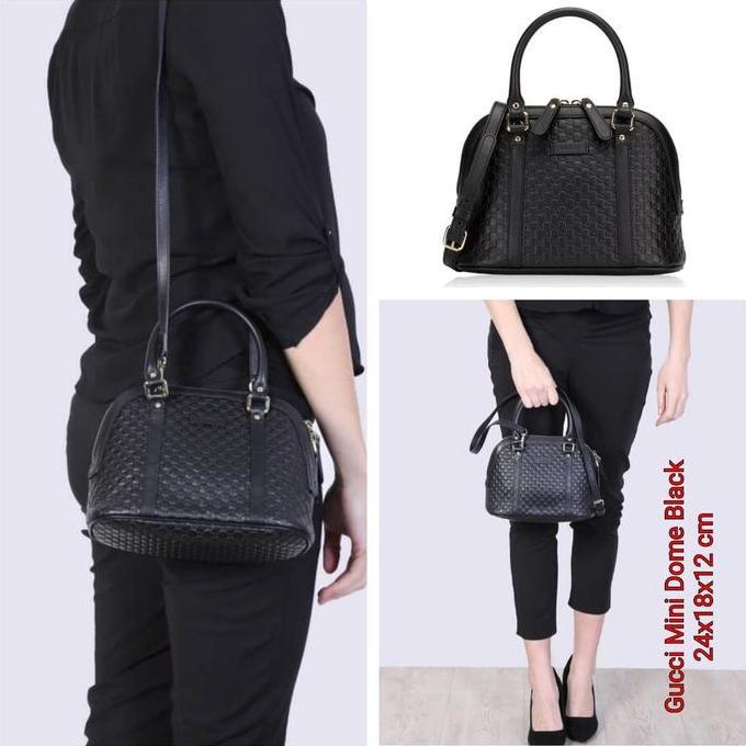 Gucci Sima Mini Dome Black