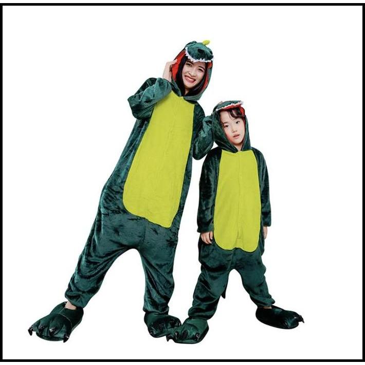 BAJU KOSTUM ONESIE DINO ONE SIE DINOS KIGURUMI DINOSAURS PIAMA DINOSAUR PIYAMA DINOSAURS COSPLAY DIN