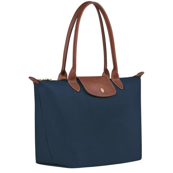longchamp lepliage orinal tote bag M navy