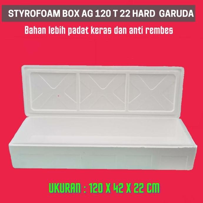 Styrofoam Box Besar Ag 120 Pendek Hard Garuda P 120 X L 42 X T 22 Cm