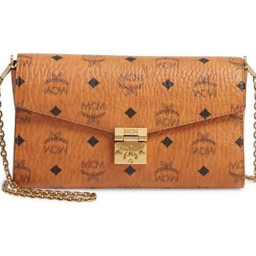 MCM Millie Monogrammed Leather Bag