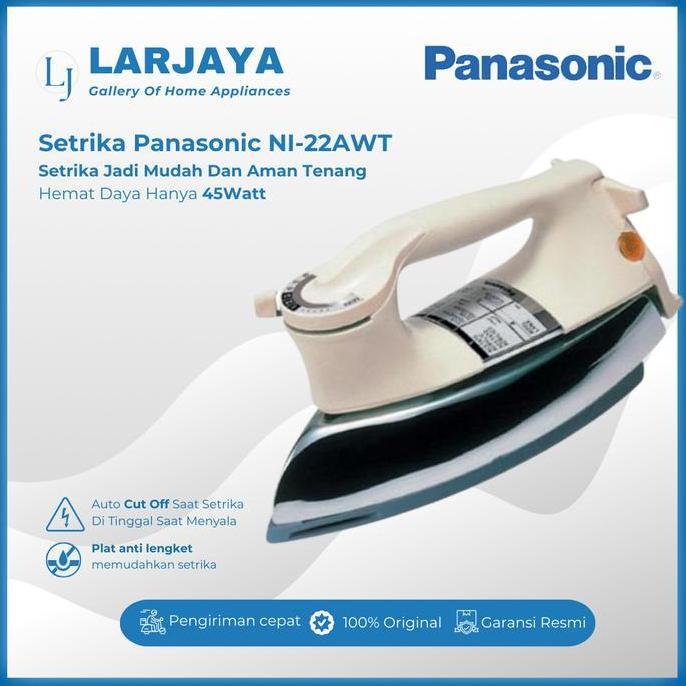 Setrika Panasonic NI-22 AWT | Dry Iron Panasonic NI-22 AWT
