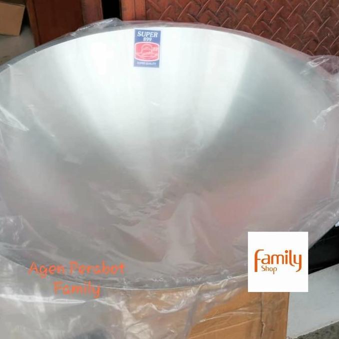 Kuali Wajan Penggorengan SUPER 24" Besar Alumunium Tebal Cekung Aluminium Kitchenware