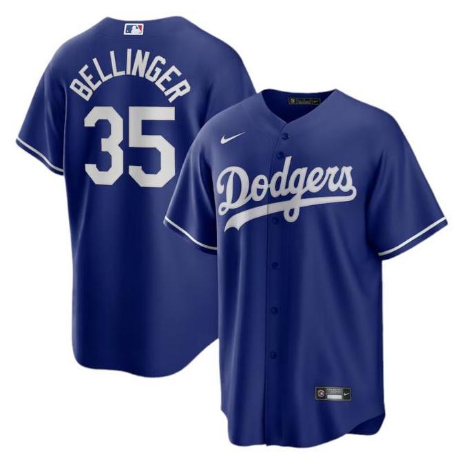 JERSEY MLB BASEBALL ORIGINAL LOS ANGELES DODGERS BLUE JERSEY