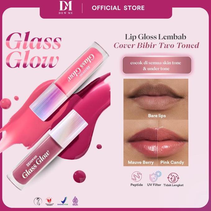 BELIAVALASS - DEW ME GLASS GLOW LIP GLOSS PEPTIDE UV FILTER PLUMPING GLOSS