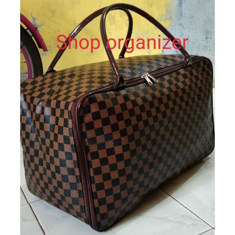 PROMO` 100% AMAN TRAVEL BAG JUMBO UKURAN 50CM | TAS PAKAIAN JUMBO | TAS JINJING JUMBO