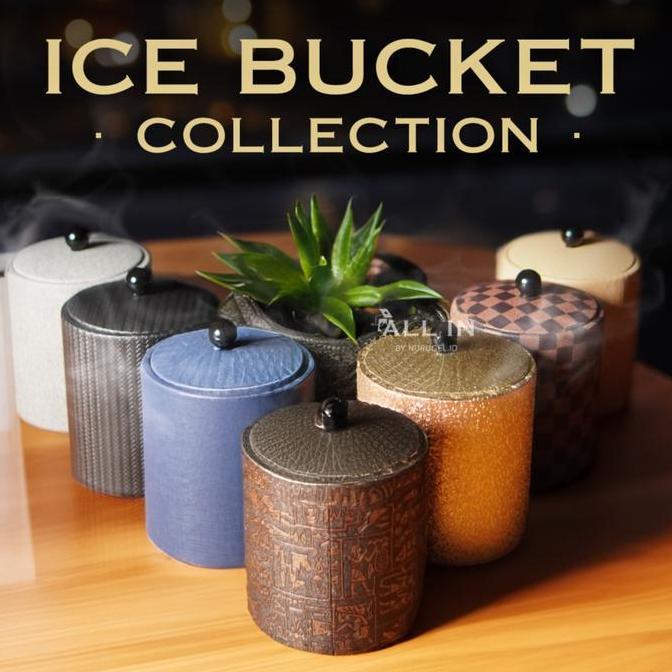 Ice Bucket / Termos Es Batu / Wadah Ember Champagne Stainless Steel