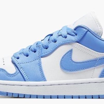 SEPATU SNAEKERS JORDAN LOW BIRU PUTIH PRIA WANITA