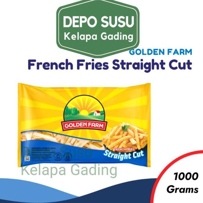 Golden Farm French Fries 1Kg Kentang Goreng | GoldenFarm