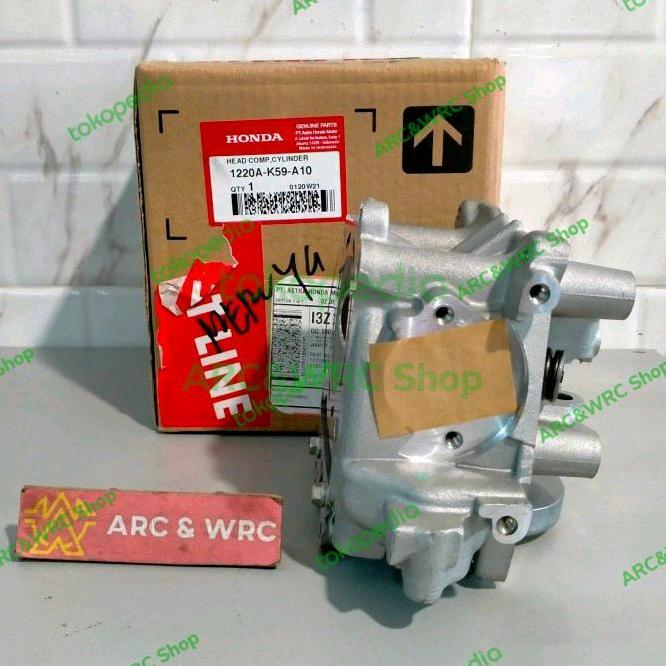 Blok Head Hed Silinder Cylinder Comp Com Honda Vario 150 Esp // 1220Ak59A10